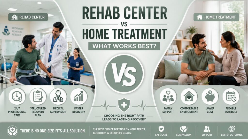 Rehab Center vs Home Treatment What Works Best